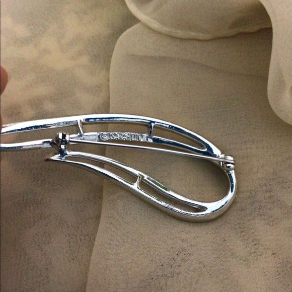 Vintage Sarah Coventry Brooch Pin Silver Marked Nice! - Picture 10 of 15